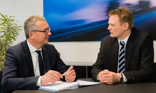 Fachanwalt für Arbeitsrecht Christian Wieneke-Spohler im Gespräch mit dem Fachanwalt für Arbeitsrecht Kai Höppner